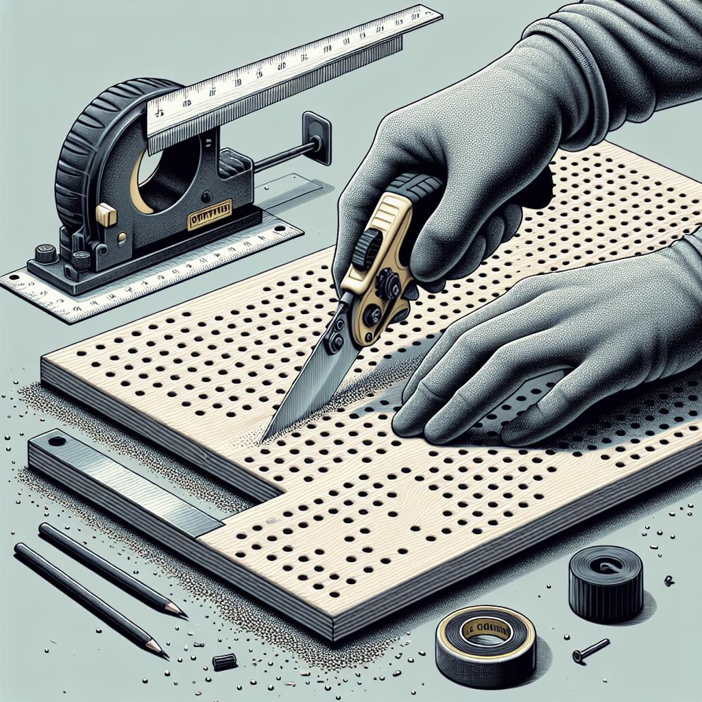 Step-by-Step Guide: How to Cut Pegboard Easily